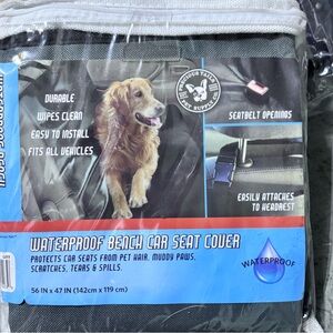 NWT Precious Tails Waterproof Bench Car Seat Cover‎